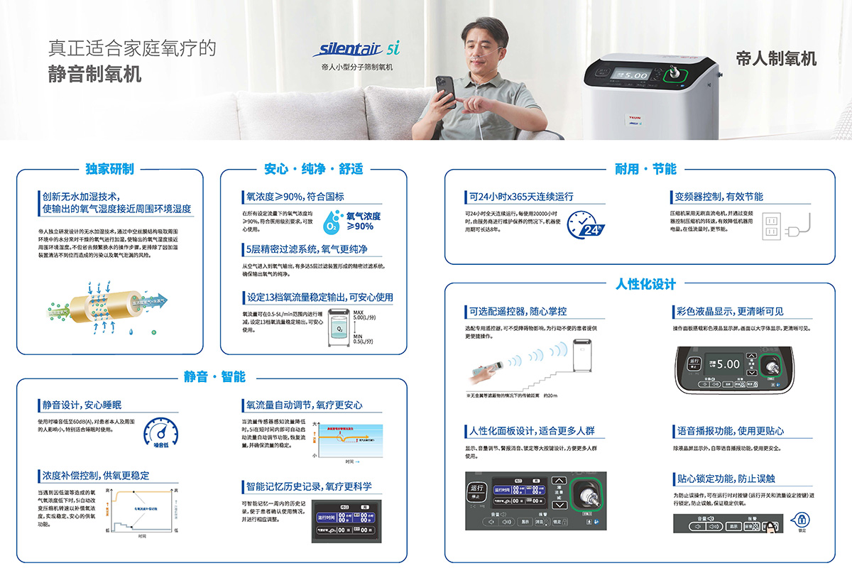 帝人小型分子筛制氧机